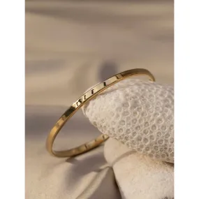 FINE SHINY GOLDPLATED BANGLE