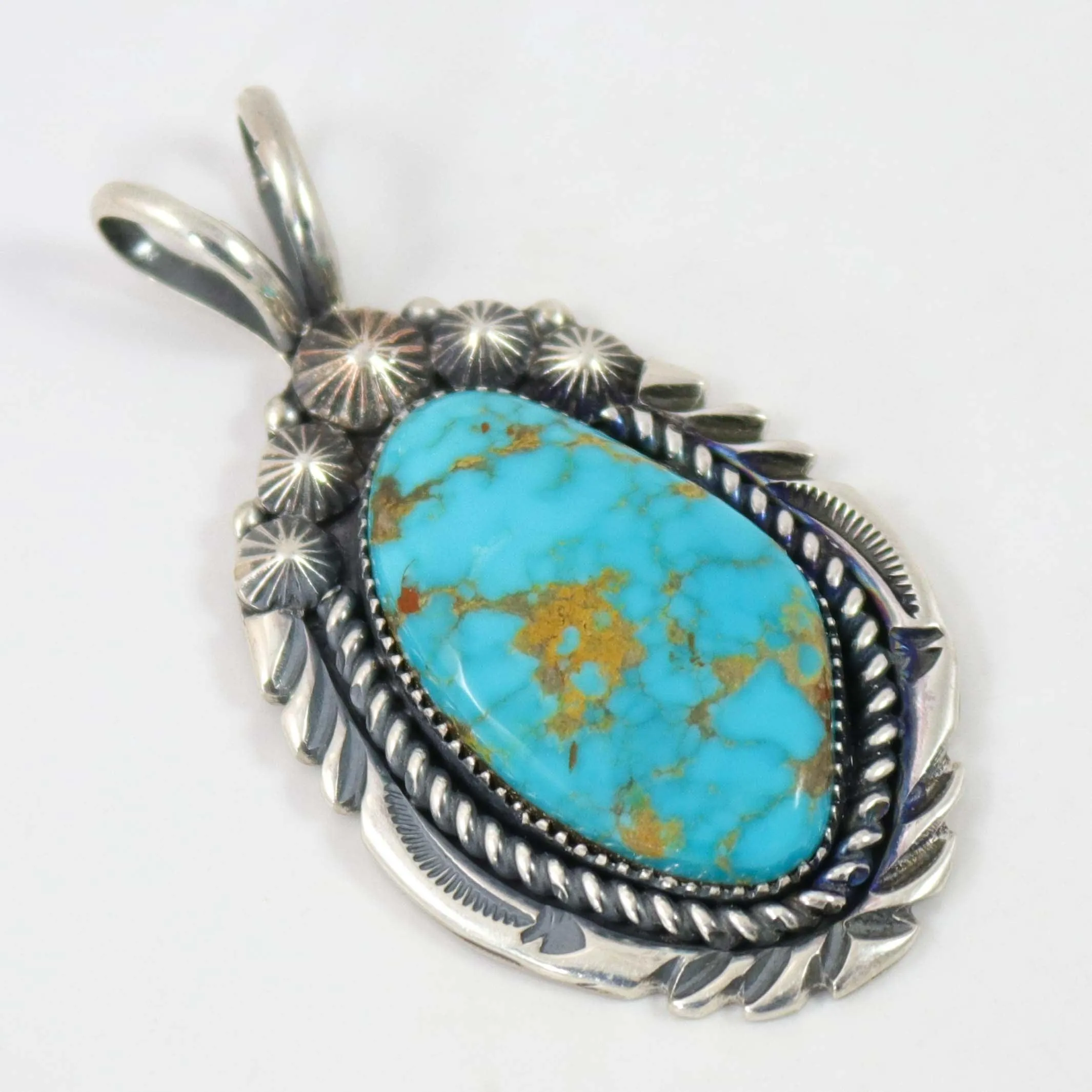 Fox Turquoise Pendant