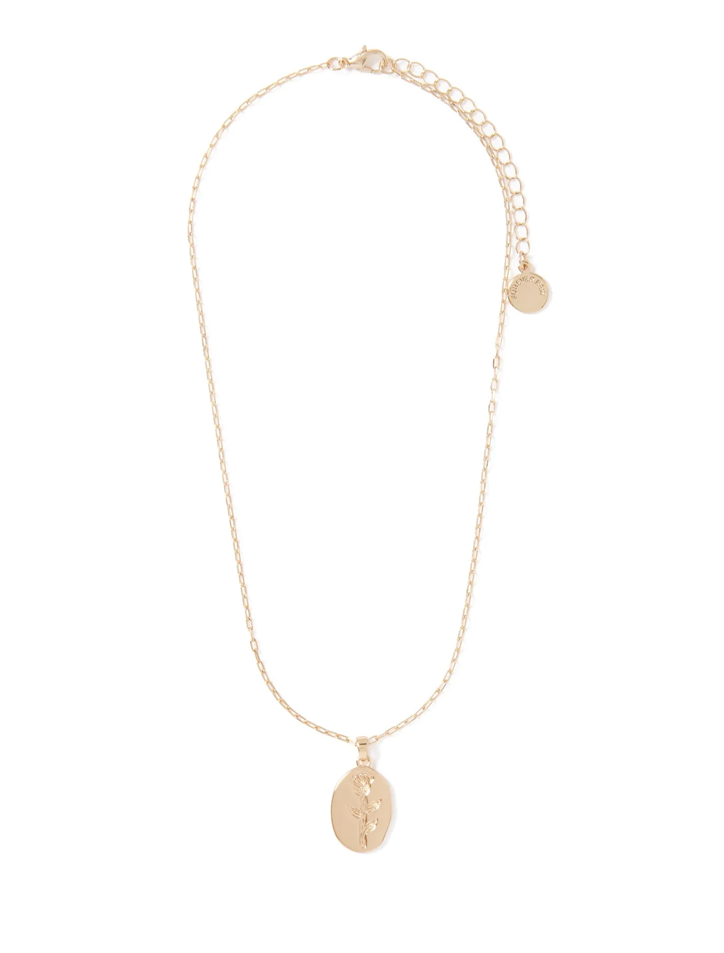 Gail Gold Plated Pendant Necklace