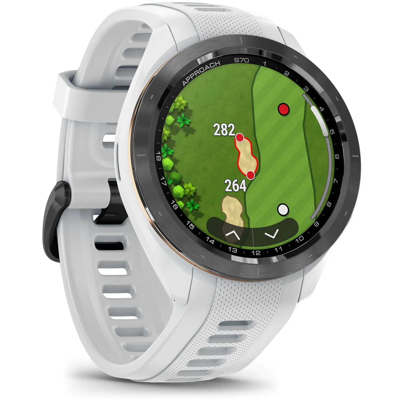 Optimized title: Compact Garmin Approach S70 42mm GPS Golf Watch