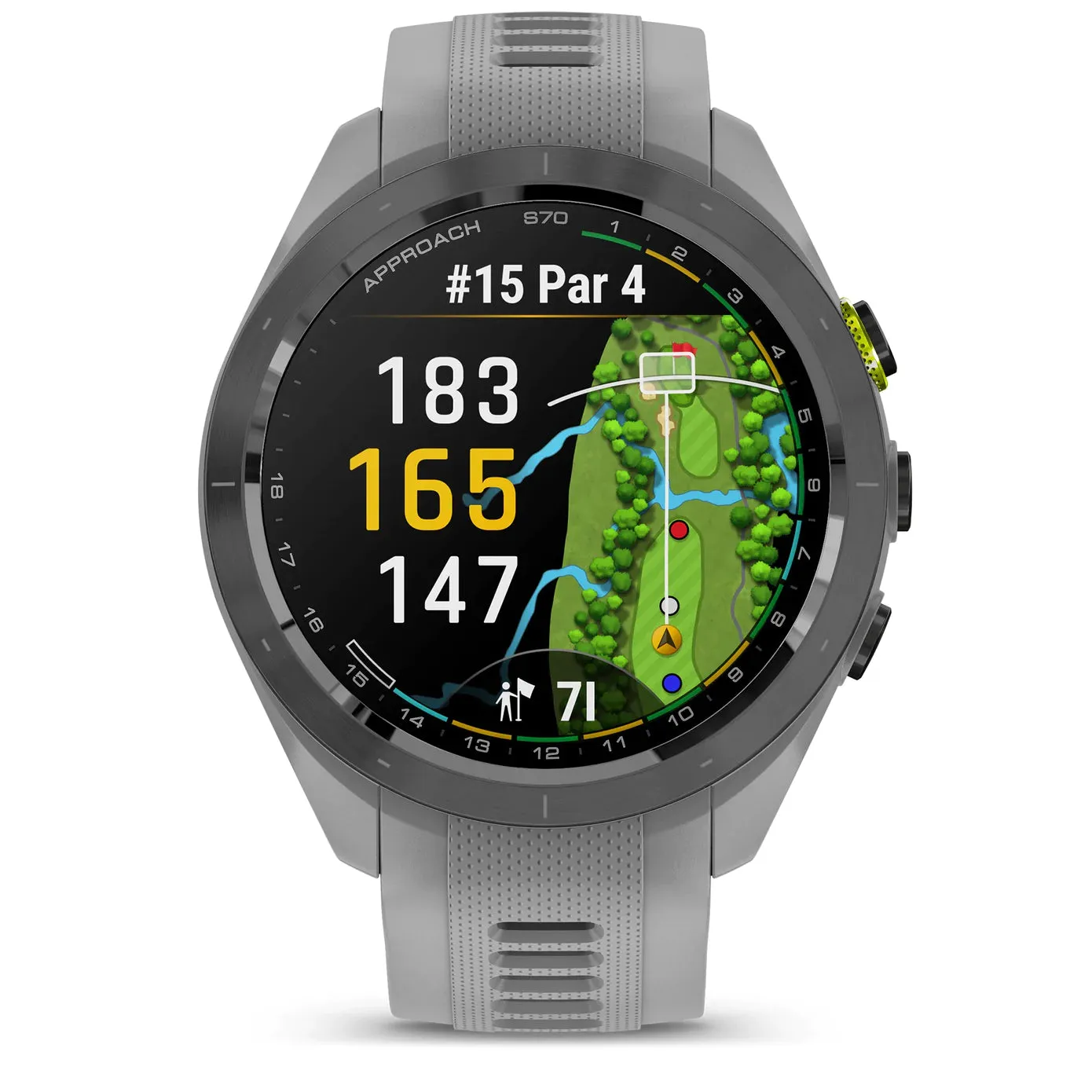 Optimized title: Compact Garmin Approach S70 42mm GPS Golf Watch