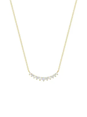 Graduated Chasing Diamonds Necklace 14K