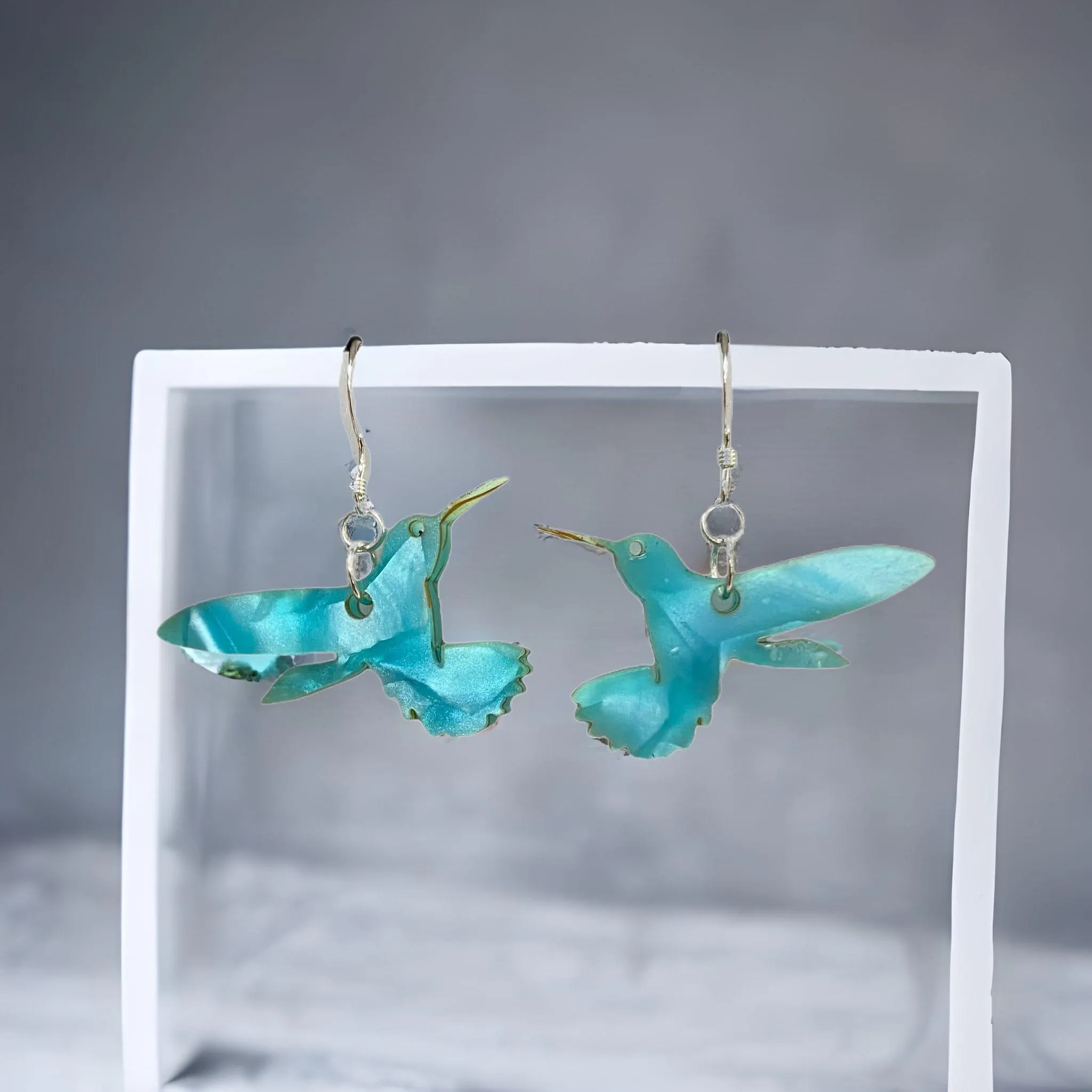 Joyful Hummingbird-Inspired Acrylic Earring Making Kit