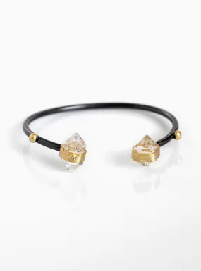 Herkimer Quartz Bangle