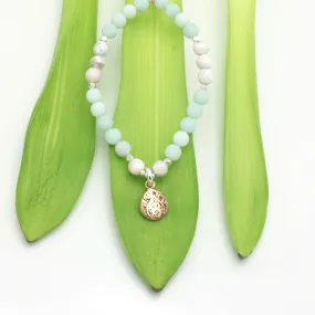 Inner Spirit: Lotus Amazonite Bracelet