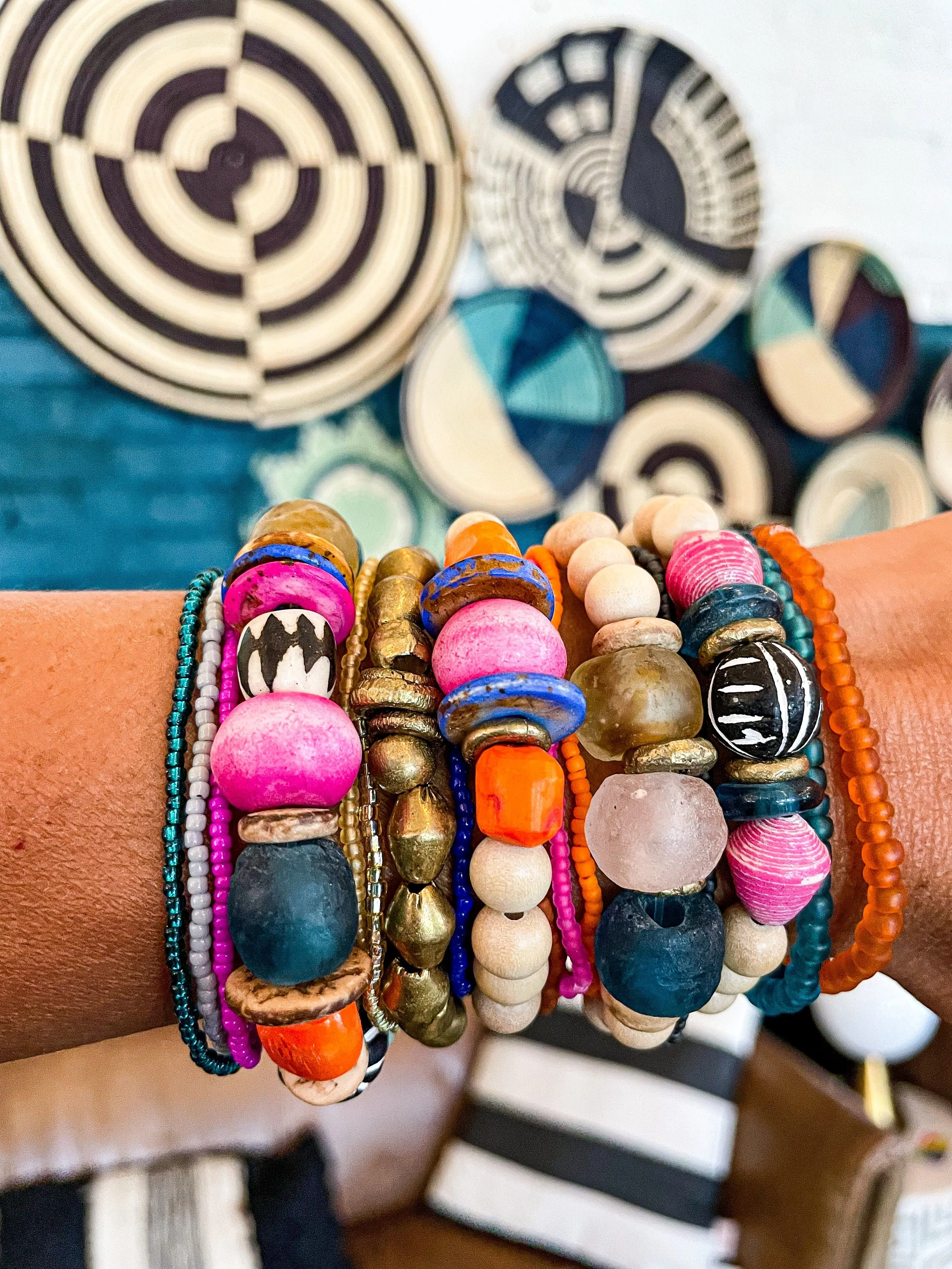 Intricate Stack Bracelet in sedona by Twine & Twig