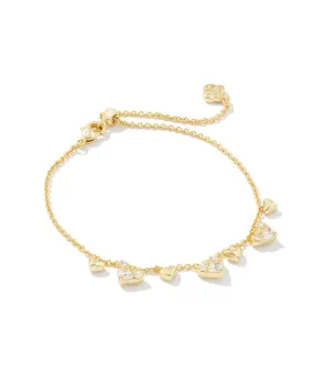 Kendra Scott Haven Heart Crystal Chain Bracelet