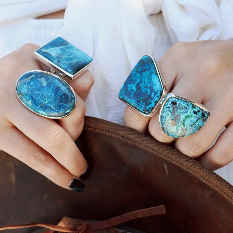 Layla Shattuckite Statement Bohemian Ring