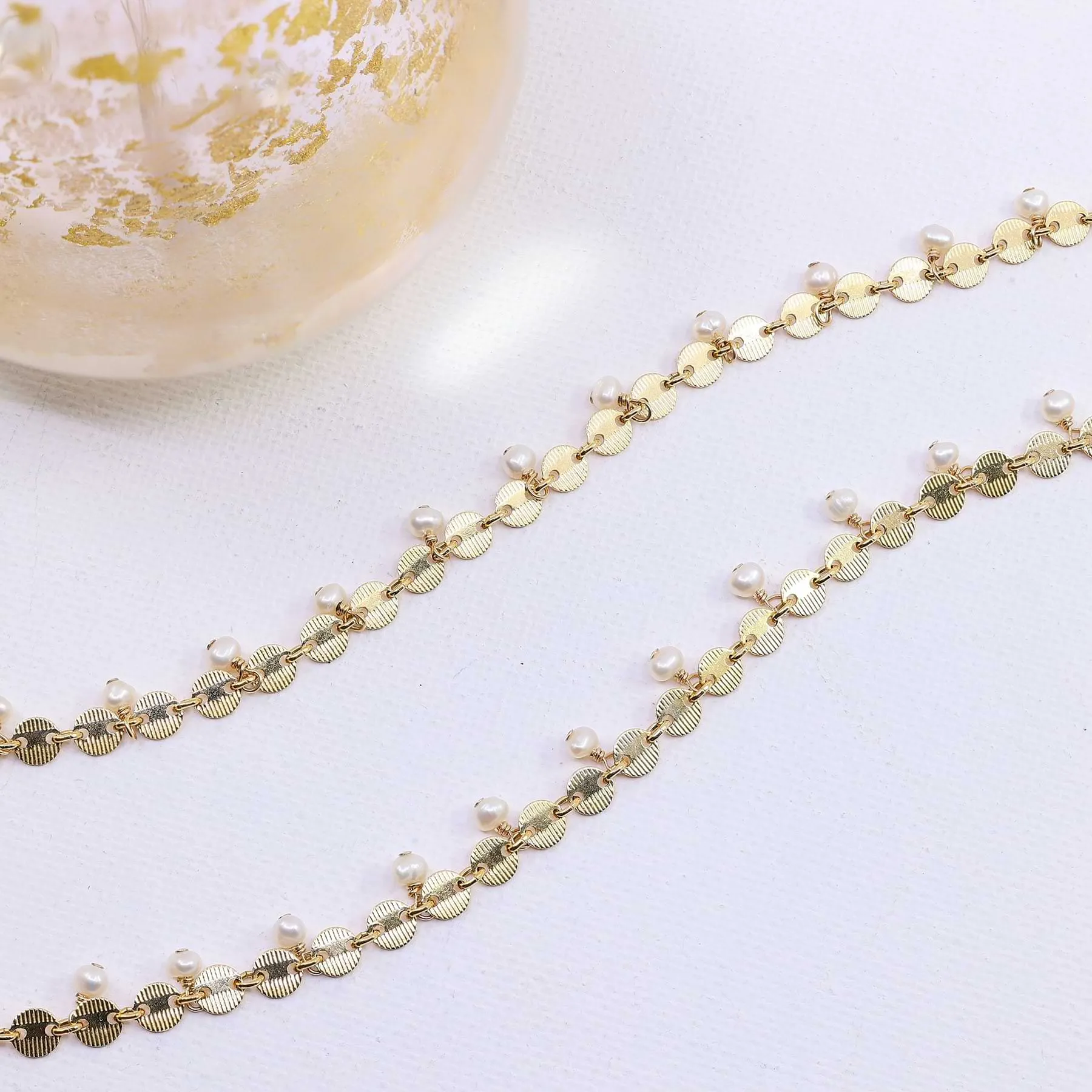 Lily - Pearl and Gold Bracelet