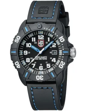 Luminox Coronado 44mm Tactical Watch - Black Dial - Blue Accents - 200m