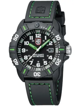 Luminox Coronado 44mm Tactical Watch - Black Dial - Green Accents - 200m