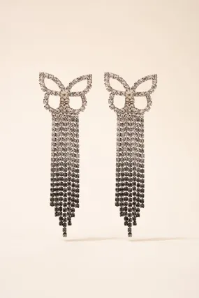 Maya Butterfly Tassel Earrings