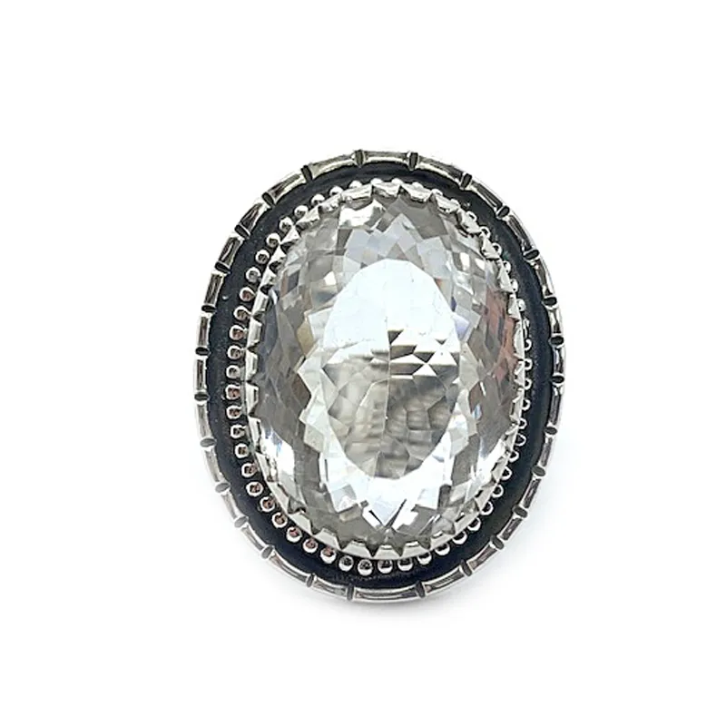 Meir Clear Quartz Boho Ring