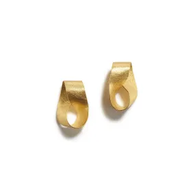 Mobius Spiral Stud Earrings