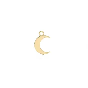 Moon Charm | 10k Yellow Gold