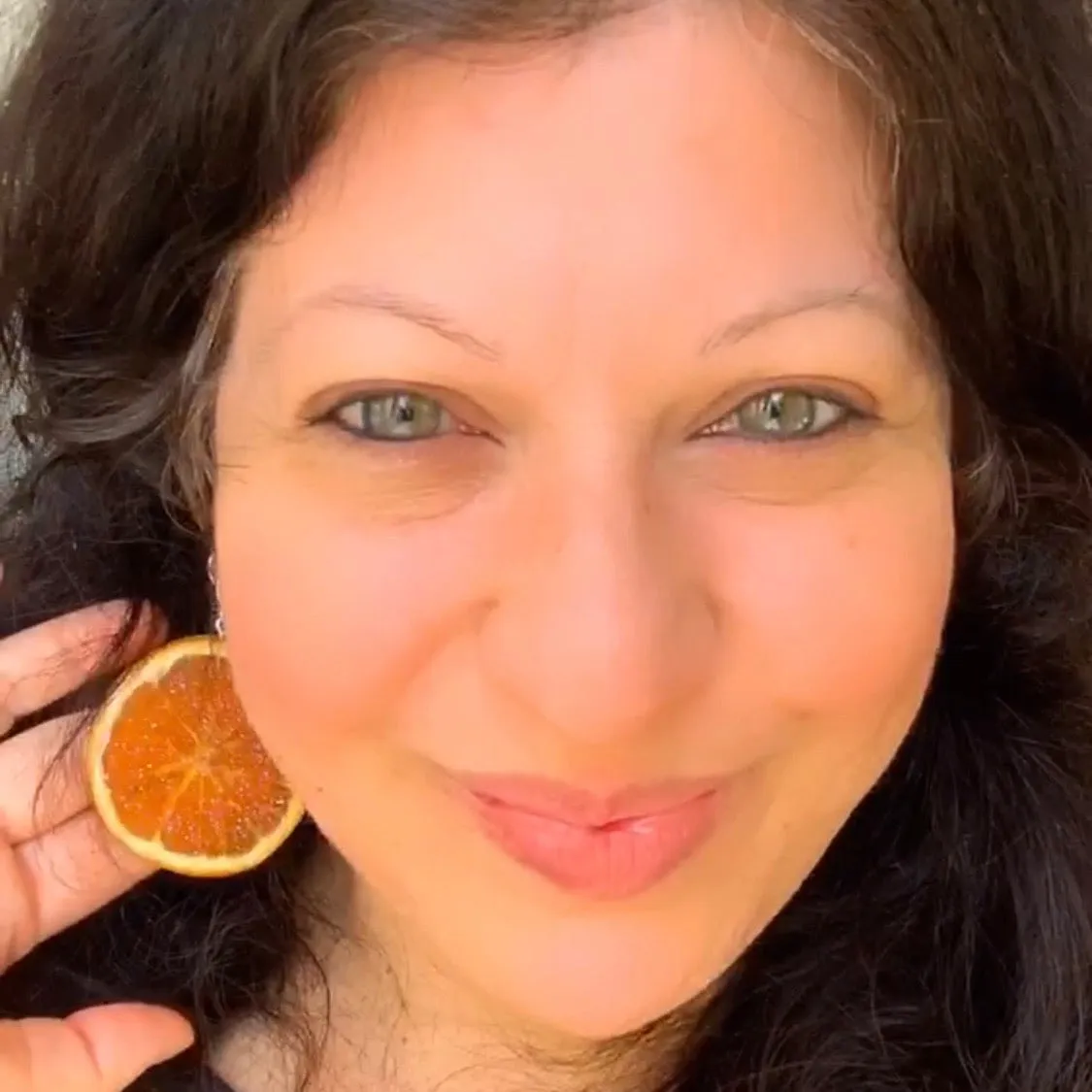 Orange Earrings