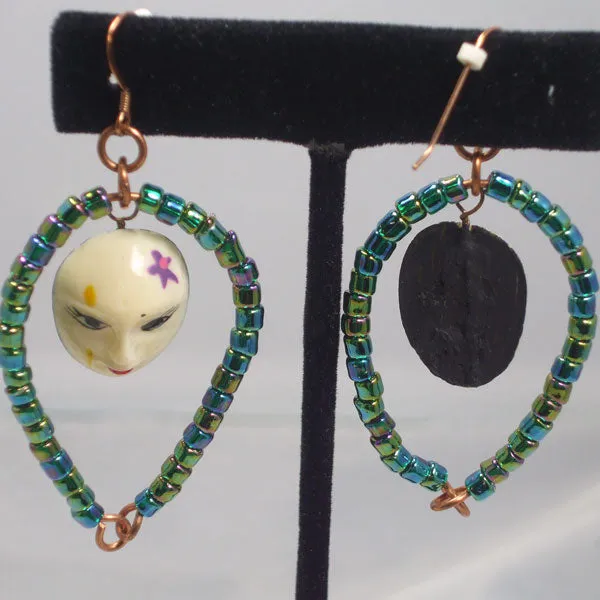 Palixena Bead Face Earrings