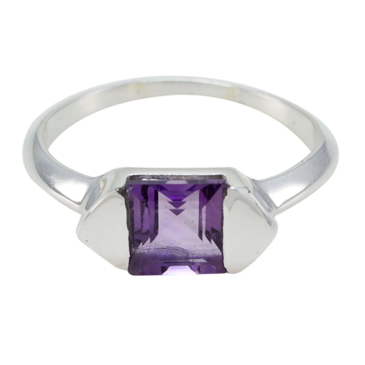 Riyo Charming Gems Amethyst 925 Sterling Silver Ring Children Day