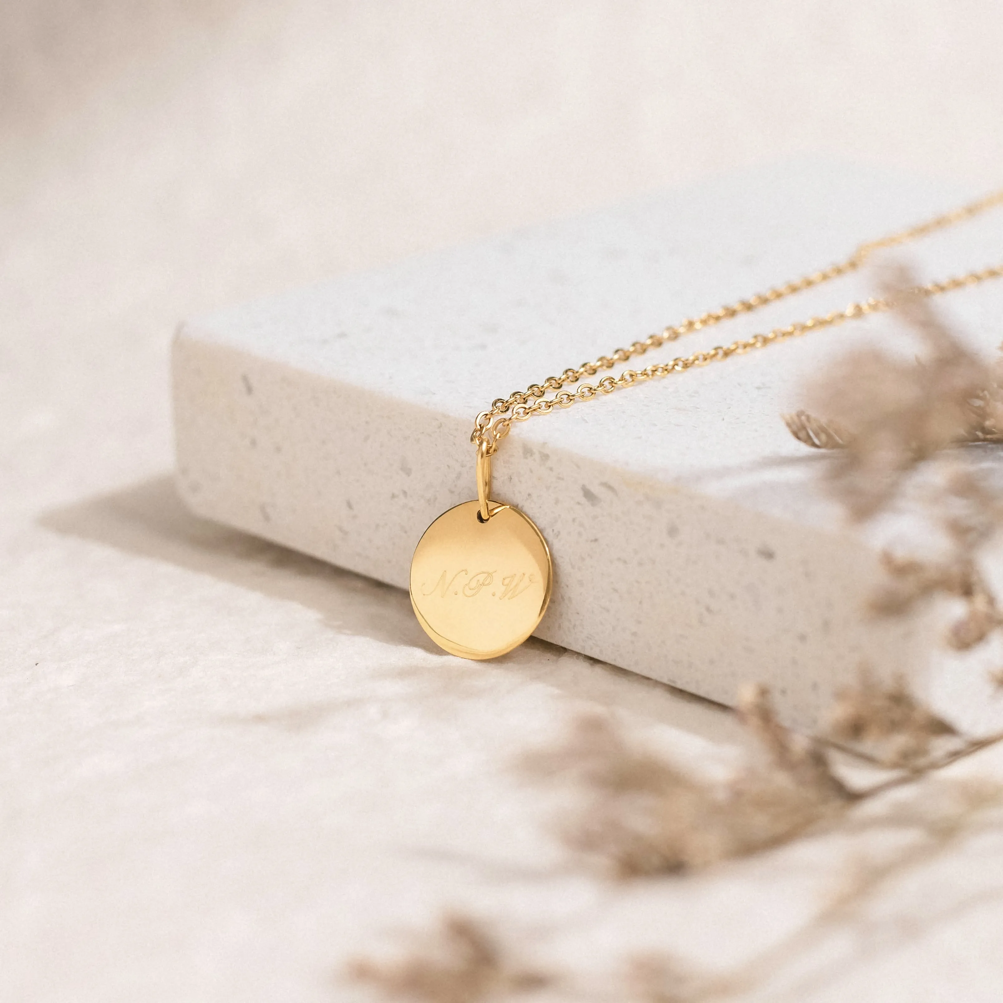 Round Pendant Necklace