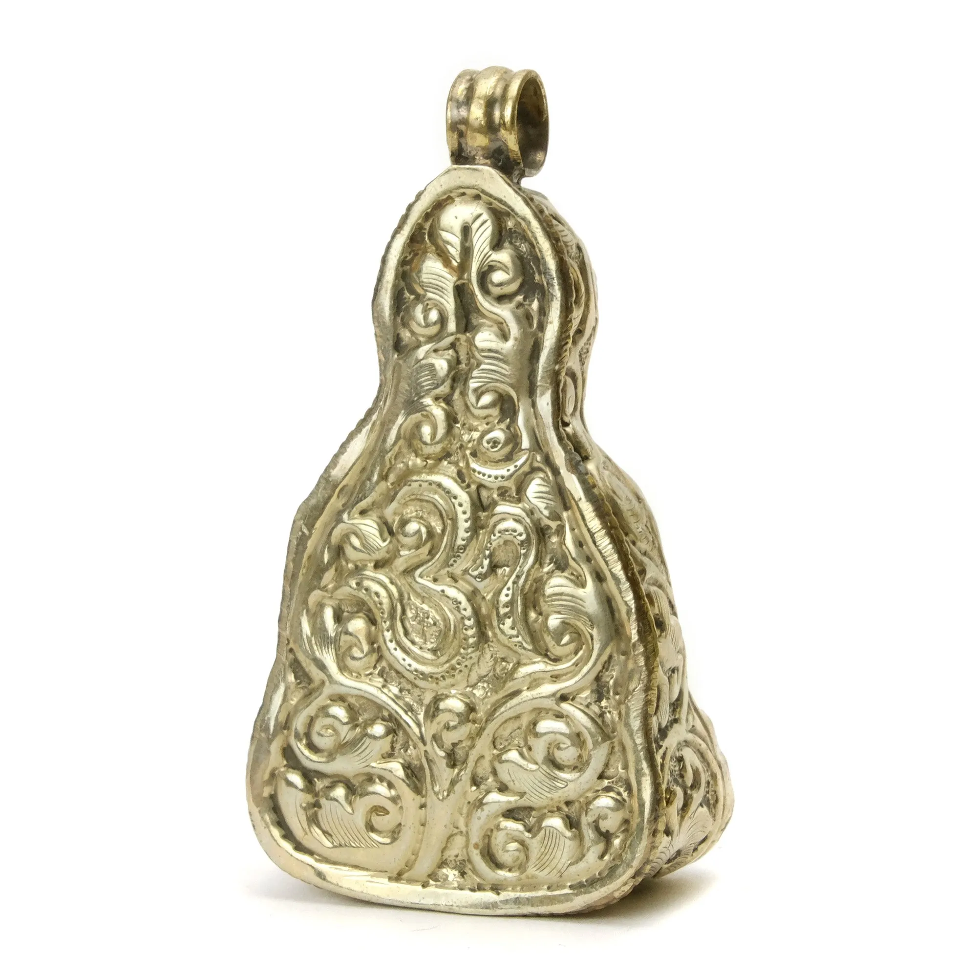 Shaka Nyorai Japanese Style Jade Buddha Pendant # 42 - 4