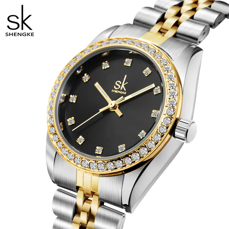 Sk Lady Watch with Diamond Dial