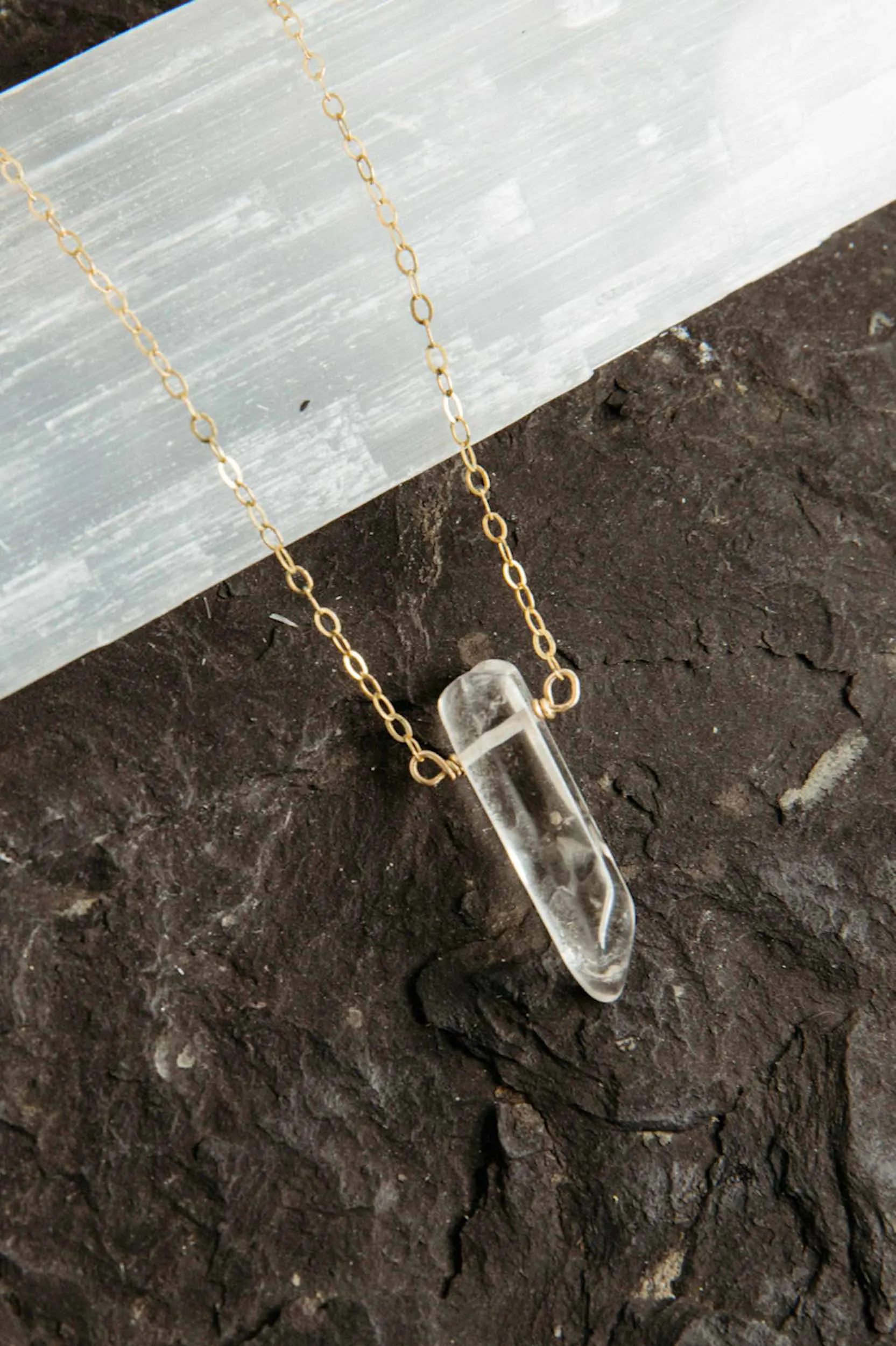 Small But Fierce Power Quartz Necklace