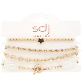 Sodajo Star Beaded Bracelet Set