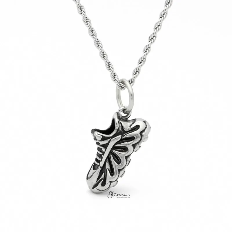 Stainless Steel Running Shoe Pendant