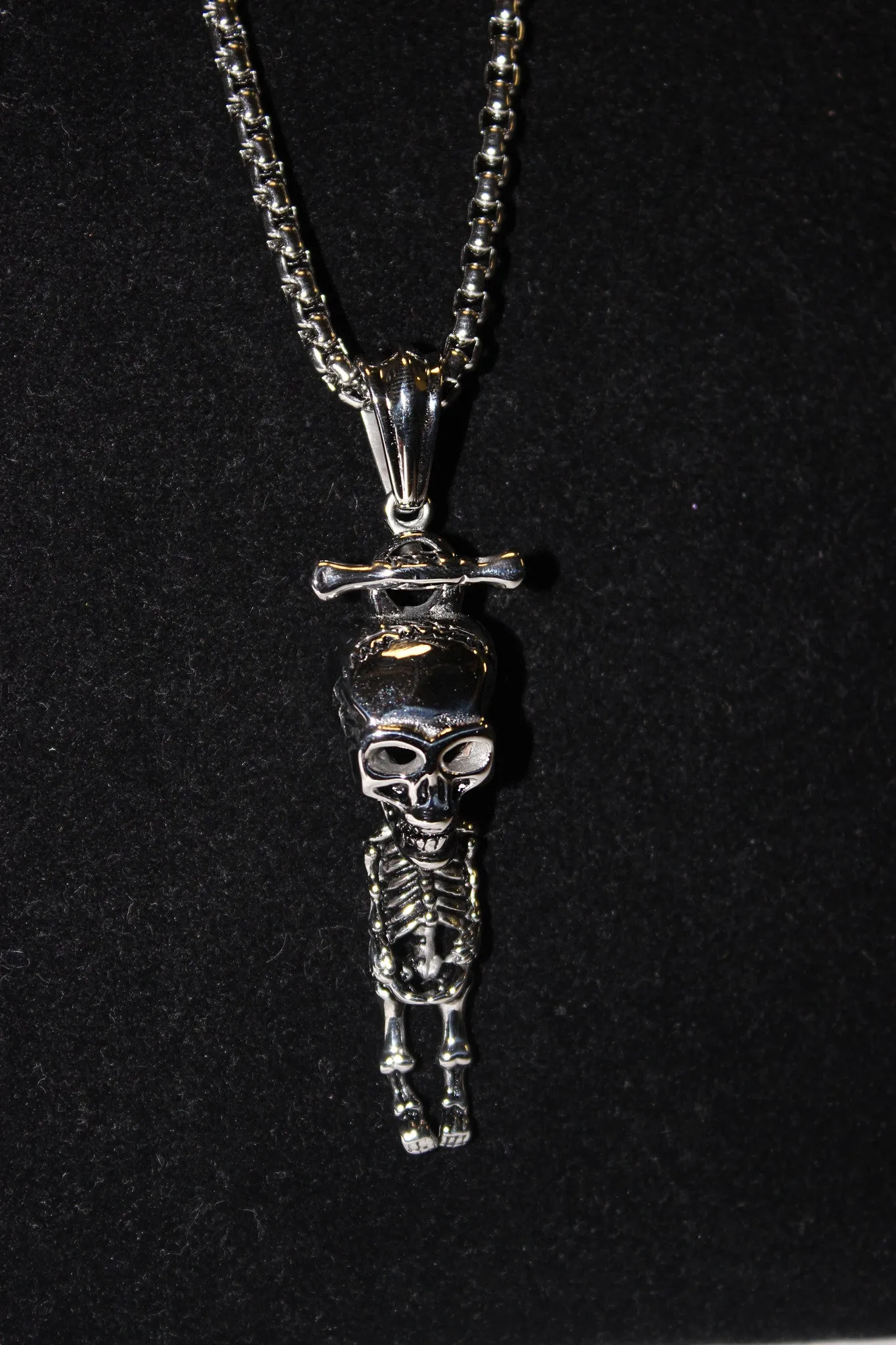 Stainless Steel Skeleton Pendant - UDINC0462