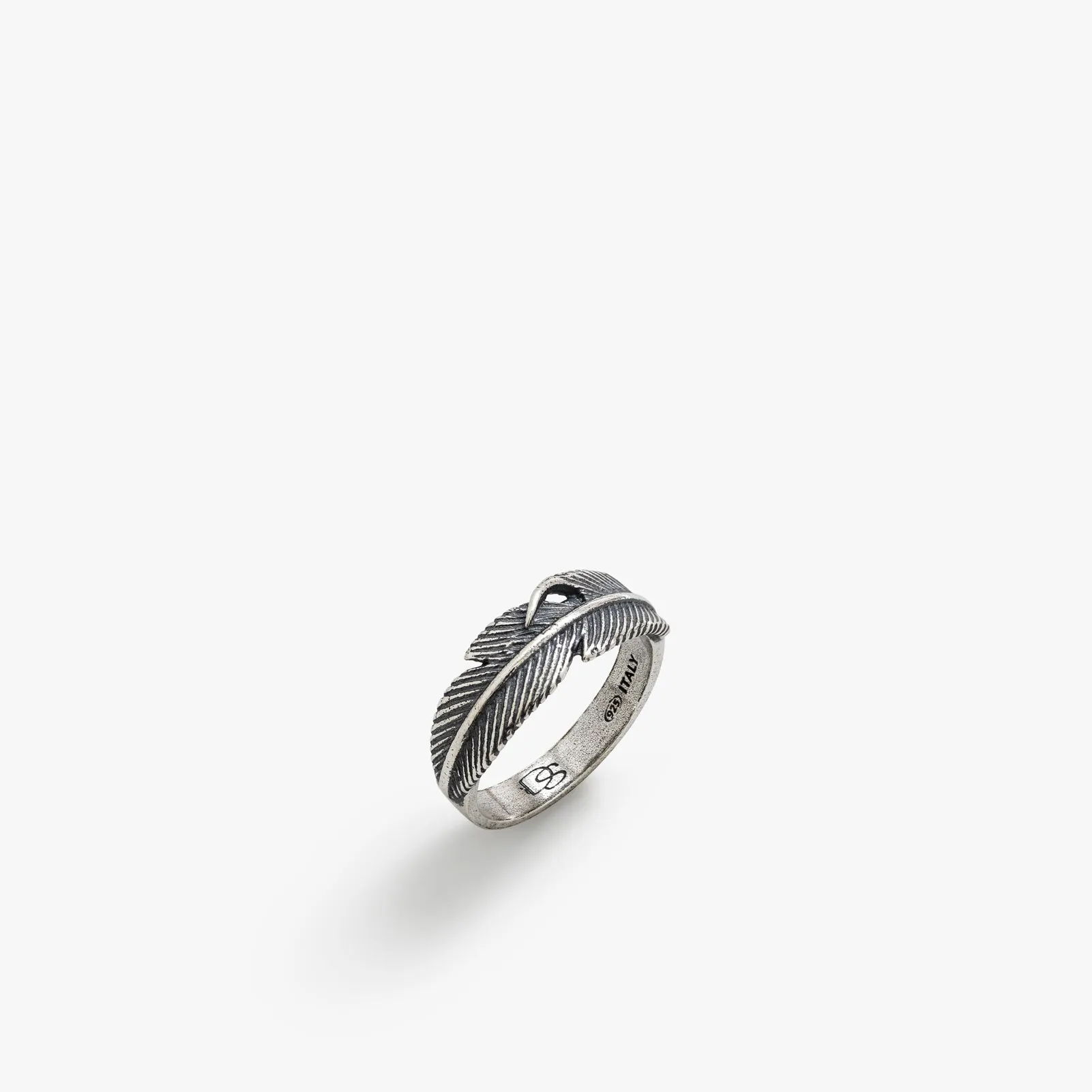 Sterling Silver Feather Ring