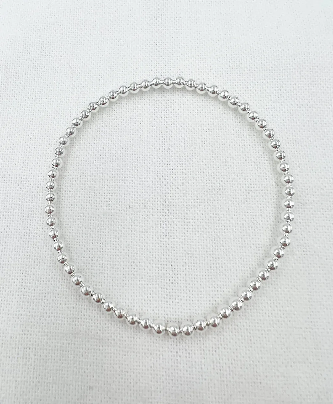 Sterling Silver Leave On Bracelet