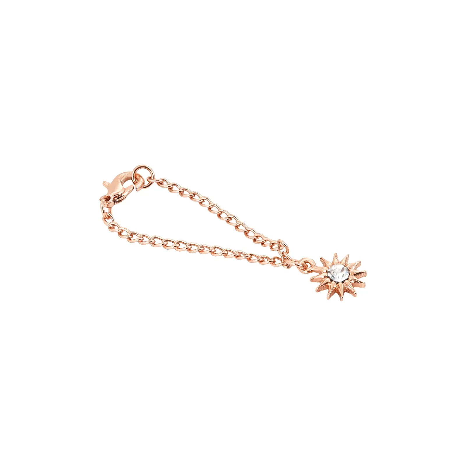 Sunday Rhinestone Rosegold Watch Charm