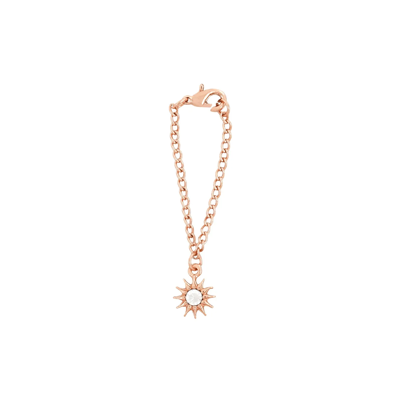 Sunday Rhinestone Rosegold Watch Charm