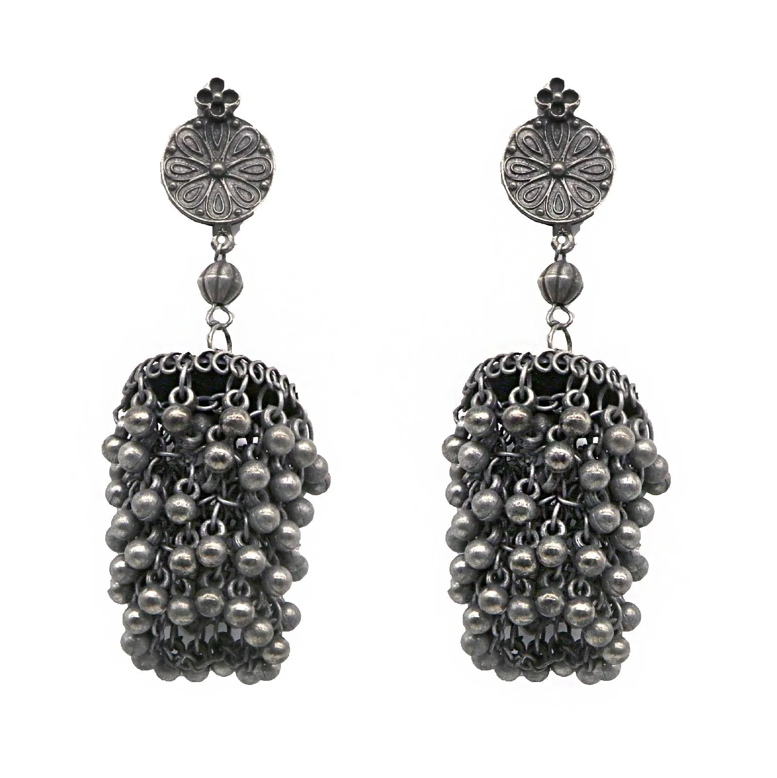 Teejh Rasuna Silver Oxidised Jewelry Gift Set