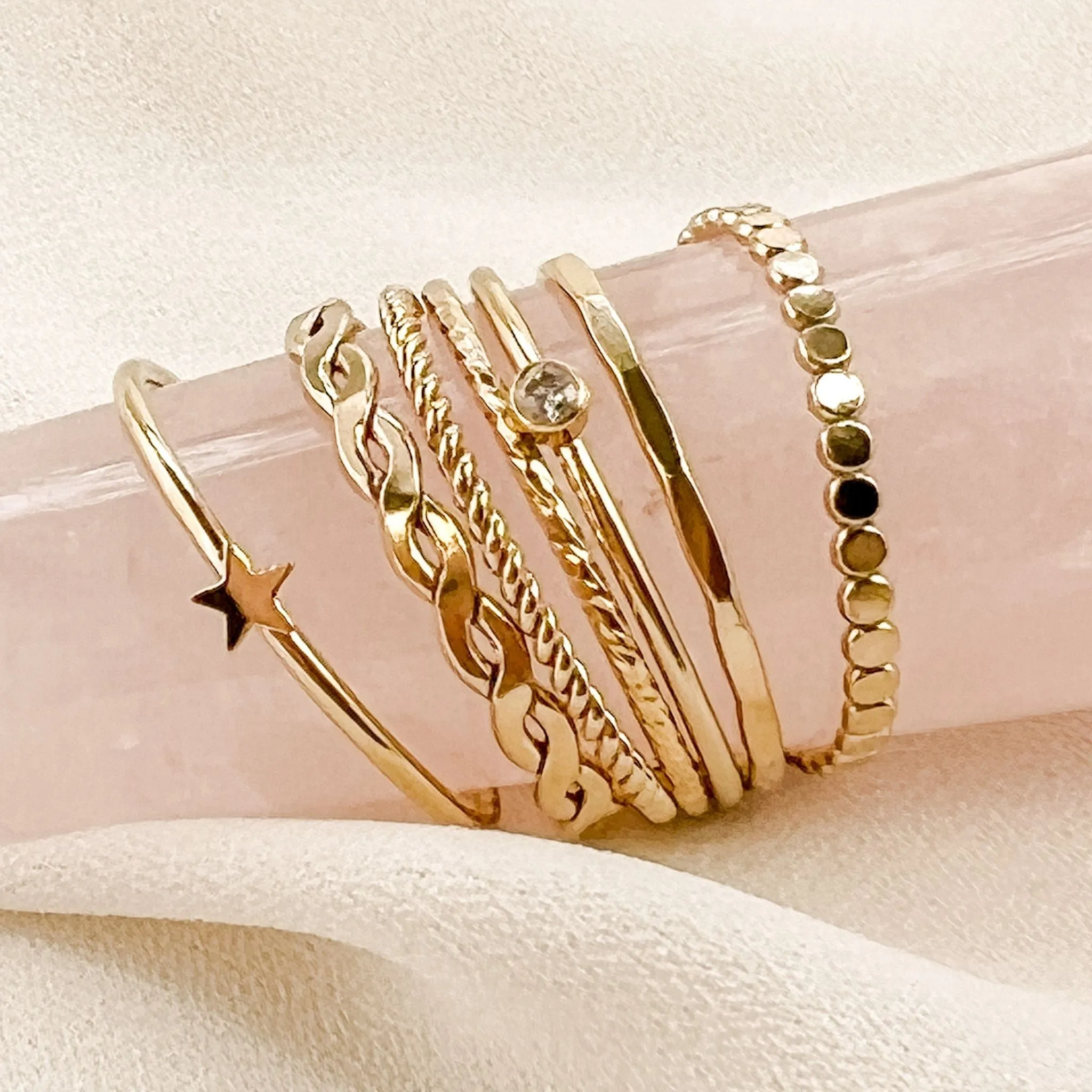 The Shine Stacking Ring