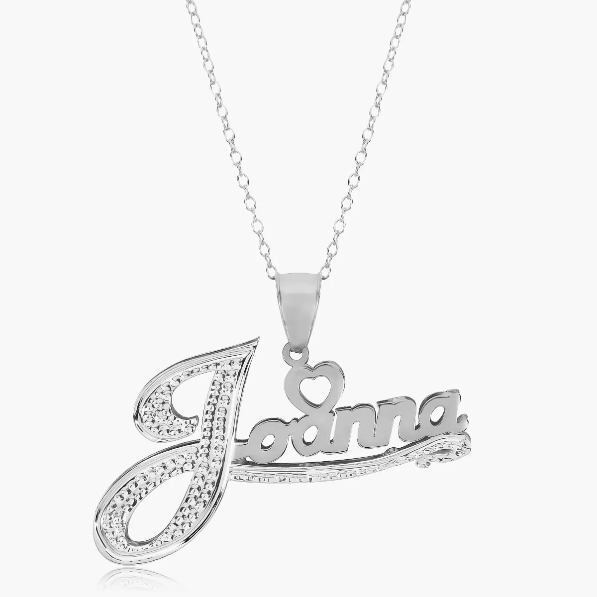 The Swift Double Plated Name Necklace