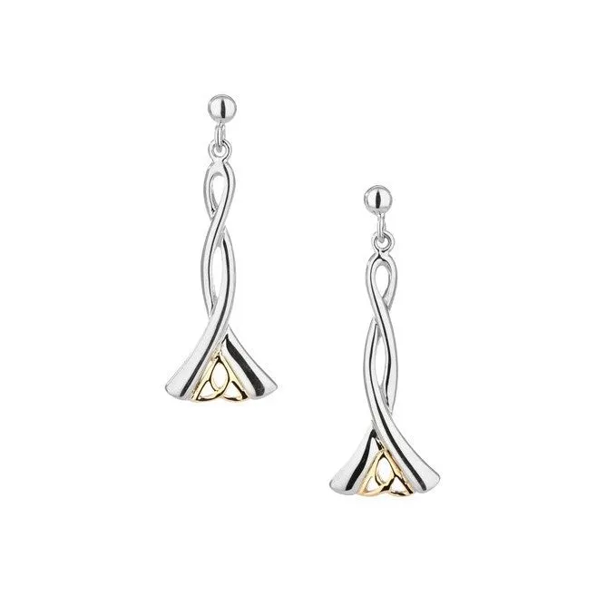 Trinity Post Dangle Earrings