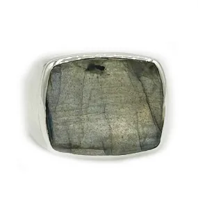 Unisex Labradorite Gemstone Ring