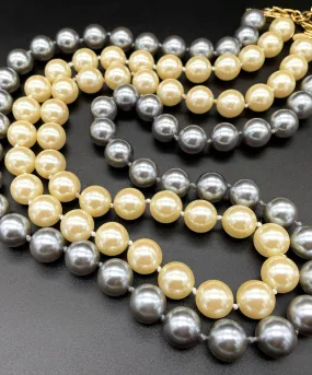 【USA輸入】ヴィンテージ JOAN RIVERS ダブルパール ネックレス/Vintage JOAN RIVERS Double Pearl Necklace