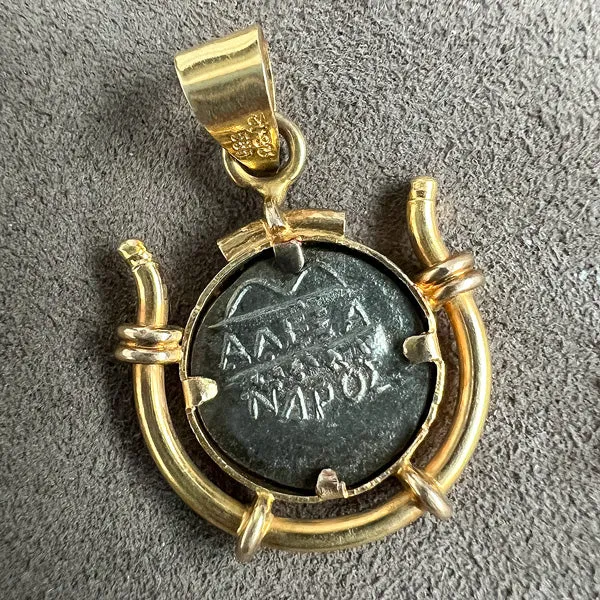 Vintage Small Coin Pendant