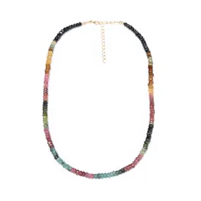 Watermelon Tourmaline Luxury Necklace