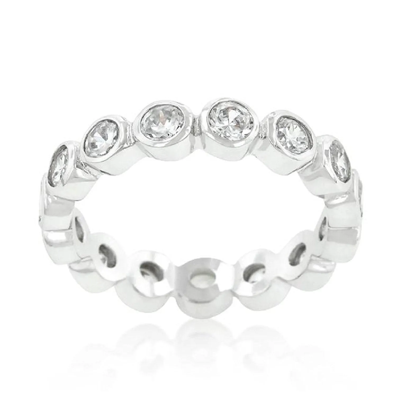 WildKlass Linked Bezel Eternity Band