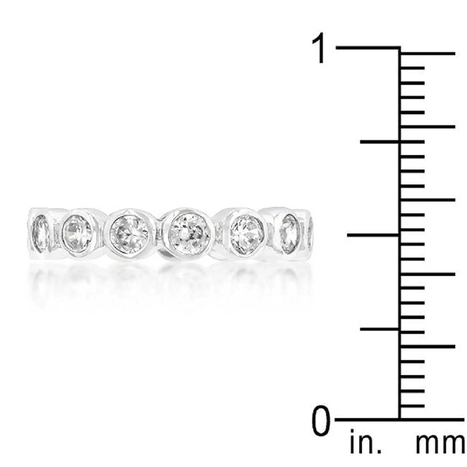 WildKlass Linked Bezel Eternity Band