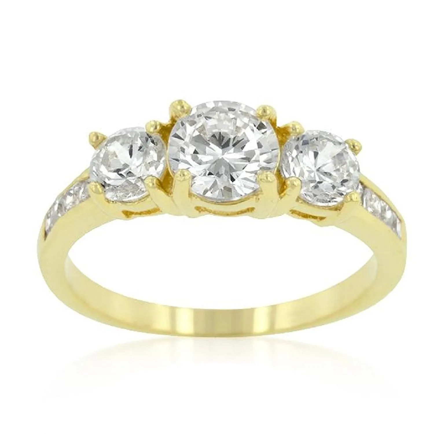 WildKlass Triplet Golden Wedding Ring