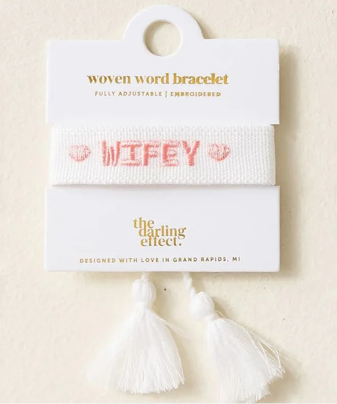 Woven Bracelet - Wifey