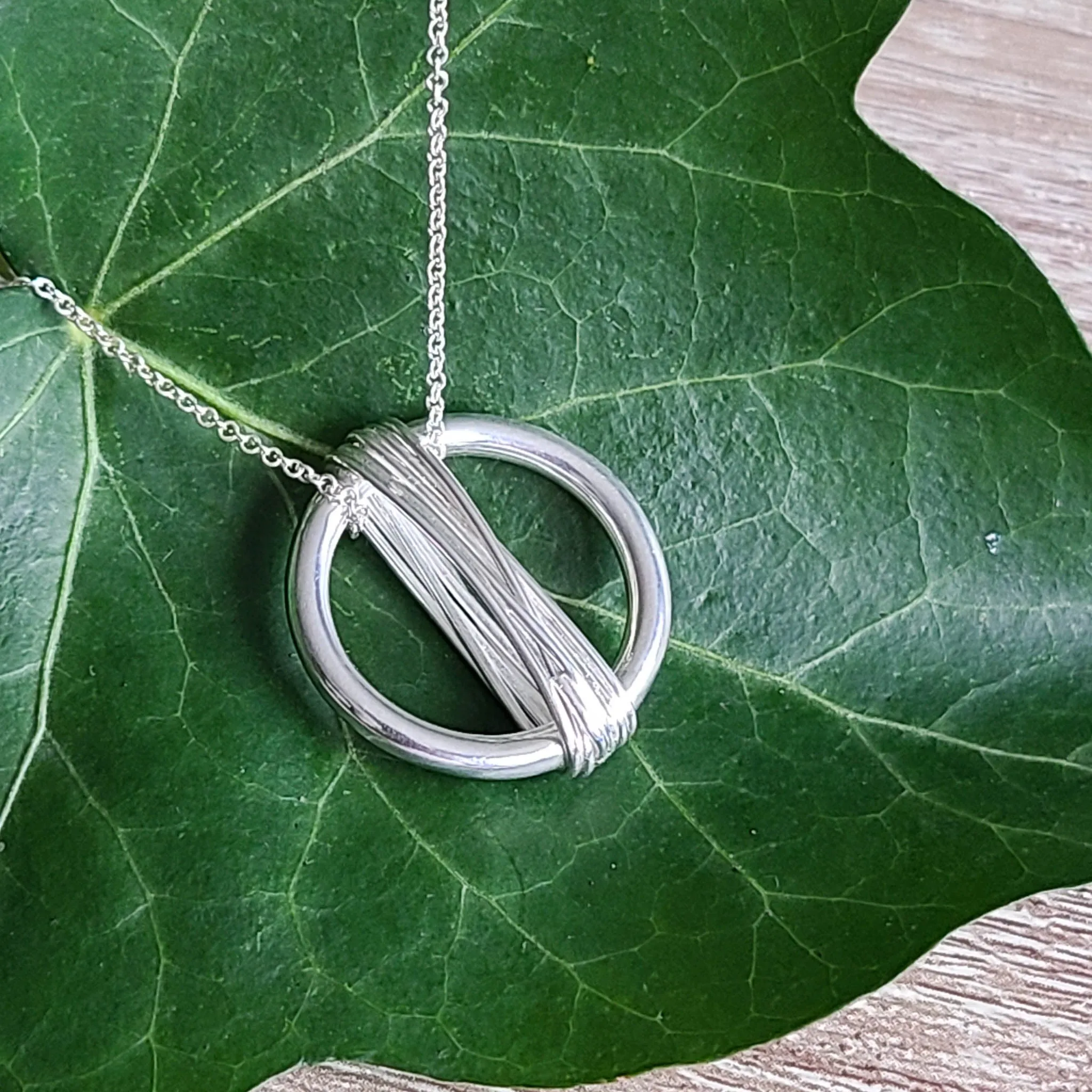 WRAPPED CIRCLE Pendant