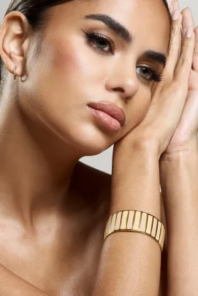 Yasmine | Nude Adjustable Gold Bangle